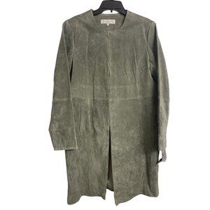 Pamela McCoy Olive Leather Jacket